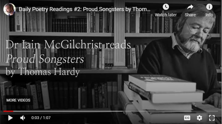 Daily Poetry Reading #2: ‘Proud Songsters’ by Thomas Hardy